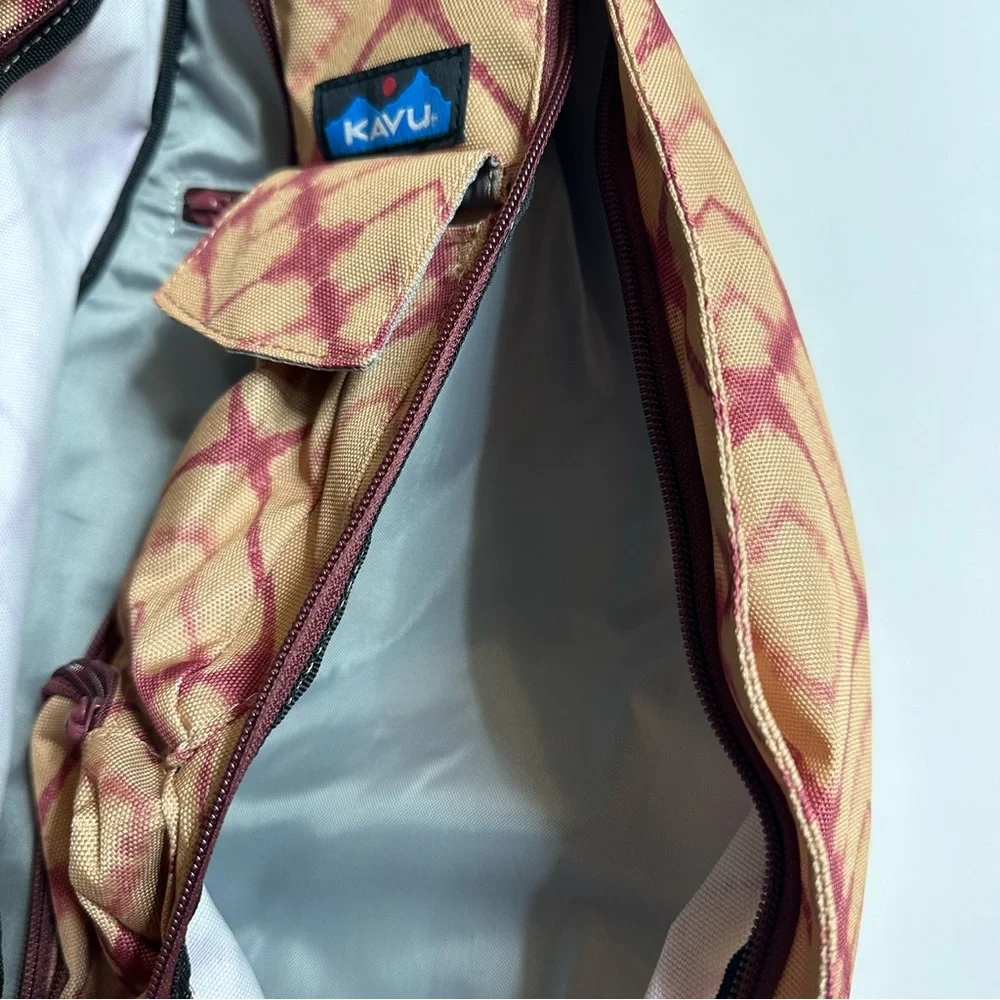 KAVU Rope Sling Bag Meadow Dye Backpack Travel Hiking New